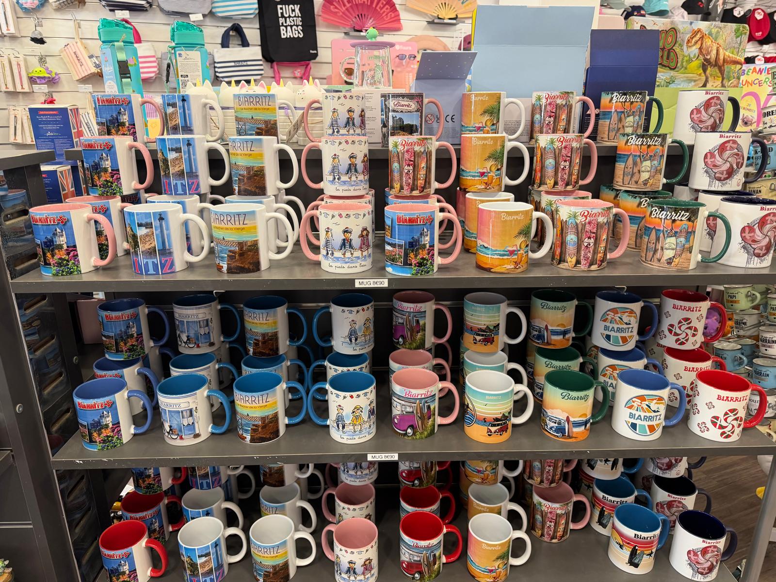 Verres shot colorés